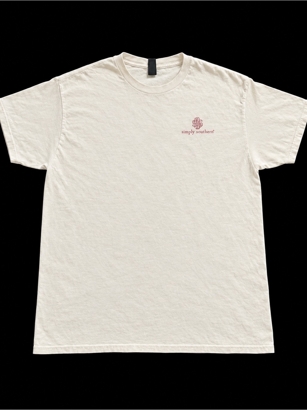Simply Southern James 1:17 Cherry Bow Graphic Tee Cream Large